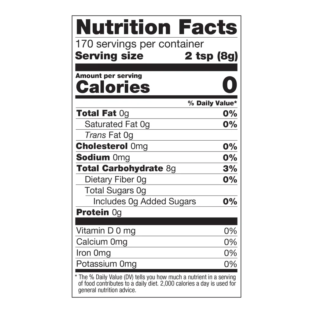 Allulose with Stevia 3