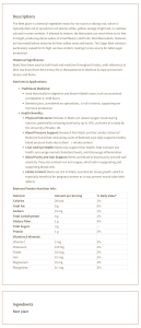 Description Beetroot Powder