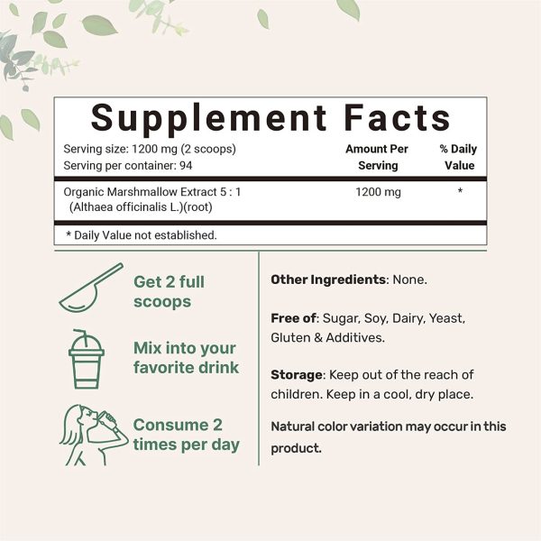 Marshmallow Root Extract Powder - Image 3