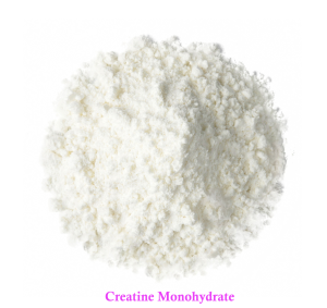 Creatine Monohydrate increases muscle performance in short-duration, high-intensity resistance exercises.