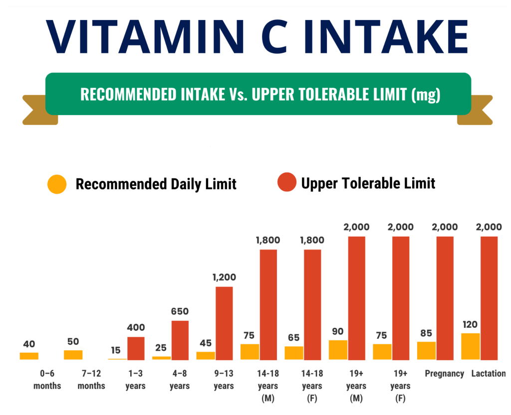 Vitamin C(Ascorbic Acid)-All You Need To Know 5 Vitamin C Intake